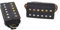 Vibrivio 6 Saiten Humbucking Pickup Set, Double Coil E-Gitarre Bridge Pickup mit Befestigungsschrauben und Federn, kompatibel mit E-Gitarre, Schwarz