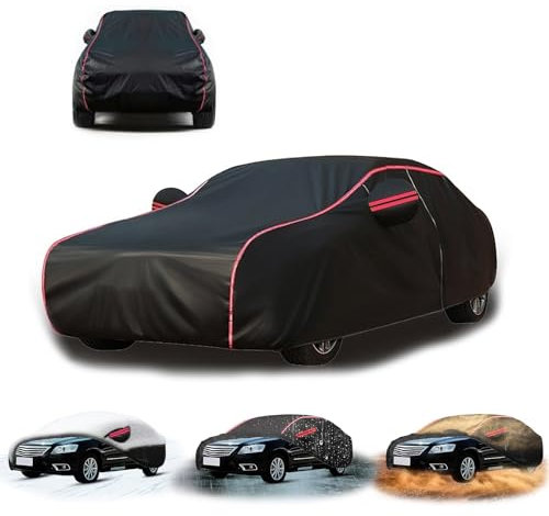 Autoabdeckung Outdoor Für BMW 1er 2000-2024 Auto Abdeckplane Vollgarage Wasserdicht Allwetterschutz UV Schneesicher Sonne Staubdicht Autoplane mit Reißverschlussfgh171