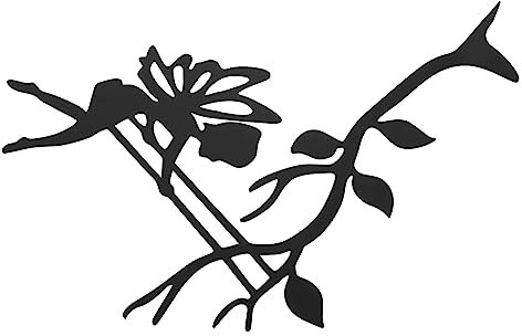 Luxshiny Gartendekor Gusseisen Baumplug Gartenstake Outdoor Dekoration Grüne Pflanzenornamente Garten Eingefügt Zeichen Metall Ornament