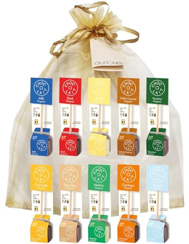 GUSTONE. MoMe Trinkschokolade am Stiel Choc-o-lait 10 Sorten 330g
