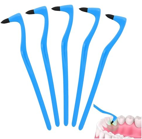 Tooth Stain Eraser,5 Pcs Tartar Remover Tooth Scraper for Plaque,Professional Plaque Remover for Teeth,Teeth Polishing Cleaning Kit,Oral Hygiene Care Tool