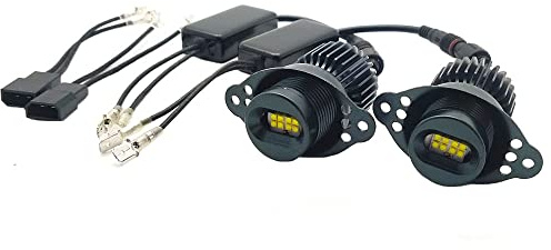 Angel Eyes 2 x 80 W Angel Eyes Marker passend for BMW E90 E91 328i 335i 2009–2011 LCI Nicht-Xenon-Scheinwerfer weiß