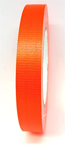NEON Gaffa Tape Klebeband UV-aktiv 19mm x 25m Orange