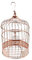 Santex Deko-Vogelkäfig in Roségold Vintage Voliere als Dekoration/Geschenkkartenbox/Tischdeko