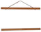 Samfox Hanger Affiche - Affiche Hangers Bois Clair Magnétique Moderne Bricolage Cadre Photo en Bois de Teck 40cm