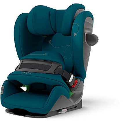 CYBEX Siège pour enfant Gold Pallas G i-Size, 76 à 150 cm, River Blue - Turquoise, D'environ 15 mois à environ 12 ans (environ 9 à 50 kg)