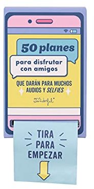 Mr. Wonderful Caja dispensadora de Planes, Papel, Multicolor, Estandar