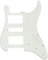 Schlagbrett vorverkabelt 3ply11-Loch HSH-Pickguard-Gitarrenschaber Für Stratocaster-Moderne Art (Color : 3Ply Cream)