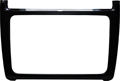 Mascherina autoradio kit montaggio 2 DIN colore NERO. Cornice di adattamento a radio ORIGINALE VW POLO dal 2012 al 2018.