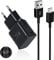 Swadaws Chargeur USB Adaptatif Compatible avec Samsung Galaxy Z Flip 3, S21, S20 Plus, S10e, S10, S9, S8, S8 Plus, Note 10, Note9, Note8, AFC Fast Charge Portable avec Câble USB à C 150cm Le Noir