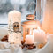 Adventskerze Kerze Advent Winter Eule Eulchen auf Ast Zweig Spruch Die Welt ist schön Weihnachten Deko Geschenk ak14 ilka parey wandtattoo-welt®