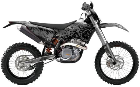 ARider Dekor (Aufkleber) für KTM EXC (F) 125/250 / 300/450 / 520/525 / 530 2008-2011 (Grau)