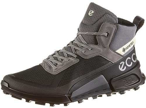 ECCO Damen Biom 2.1 X MTN W MID GTX Fashion Boot, Black/Steel, 41 EU