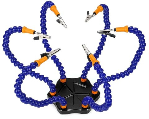 BerryBase Dritte Hand mit 6 flexiblen Armen und Standfuß