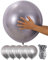 OTMVicor Große silberne Luftballons, 45,7 cm metallische Luftballons, 5 Stück silberne Luftballons