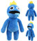 Rainbow Friends Kuscheltiere,Blau Rainbow Friends,Rainbow Friends Plush Stuffed Toy,Rainbow Friends Blaues Plüschtier,Rainbow Friends Plüschtiere,Halloween Thanksgiving Geschenke für Kinder