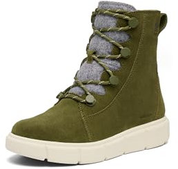 Sorel Explorer Iii Joan - Stivali da neve impermeabili da donna, Utility Verde/Gesso, 38 EU