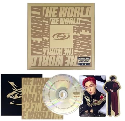ATEEZ - 2nd Album [THE WORLD EP.FIN : WILL] (Digipak Ver.) Booklet + Thanks To + DISC + Photocard + Sticker + 2 Pin Badges + 4 Extra Photocards