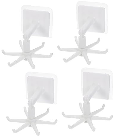 Garneck 4pcs Rotating Kitchen Utensil Rack Spatula Storage Holder for Kitchenware