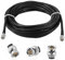 Vecys BNC-Kabel, SDI-Kabel, BNC-Stecker auf Stecker, 1694 A, verlustarmes, serielles digitales Koaxialkabel, 10 m, 1694 A, HD, SDI, 75 Ohm, digitale DAC-Dekodierungsachse, Koaxialkabel, Schwarz