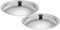 Garneck Universal Lid for Pots Pans and Skillets, 2Pcs 28cm Stainless Steel Universal Lid for Pots Cookware Frying Pan Paella Pan Frying Pot Cover Replacement
