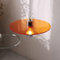 SSNCcNC LED Hängeleuchte Modern Minimalismus Pendelleuchte UFO Design Esstisch Schlafzimmer Nordic Pendellampe Acryl Kron leuchter Hängelampe Esszimmer Loft Küche E27,Orange,30CM