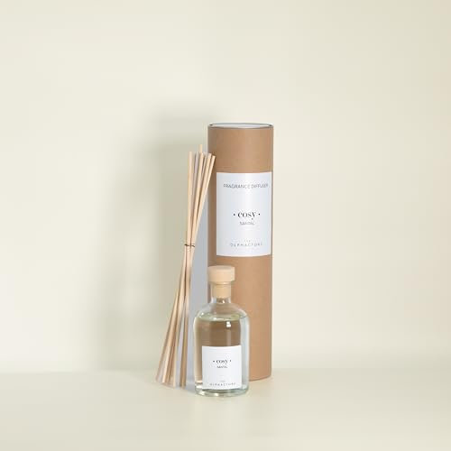 Lufterfrischer Diffusor, Geschmack Santal - Basisnote Sandelholz mit Kopfnote Rose, Zimt und Palisander - Stimmungsvolle Dekoration und wunderbarer, holziger Raumduft