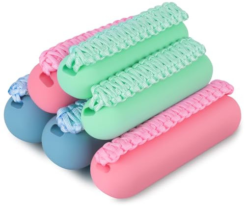 Hikeen Handgewichte Set, Gehgewicht von 6 (0,5 kg, 0,9 kg, 1,4 kg pro Packung) Weiche Hantel-Sets für Frauen Männer, Walking Hantel mit Handschlaufe für Aerobic, Laufen, Joggen