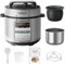 Fullwill - Olla eléctrica a presión de 6 cuartos de galón, olla multifunción 12 en 1 con ollas de acero inoxidable y cerámica 304, cocción a presión, sopa, gachas, yogur, guiso de carne, arroz, aves