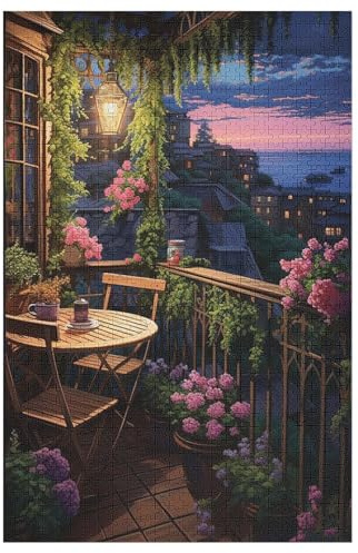 Japan Style 1000 Teile Puzzles Für Erwachsene, Impossible Puzzle, Geschicklichkeitsspiel Für Die Ganze Familie, Kinder Holzpuzzle 78×53cm