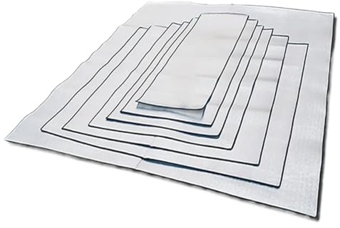 SUBLXPoten Alu Isomatte Schaummatten 1 stücke wasserdichte Camping Matte Picknick Decke Strand Matratze Isomatte Aluminium Folie Eva Schaum Matte(200 x 75cm)