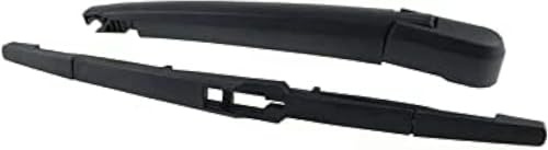 Brazo y escobilla de limpiaparabrisas trasero para Hyundai Tucson 2015-2020, conjunto de limpiaparabrisas trasero de goma ABS.