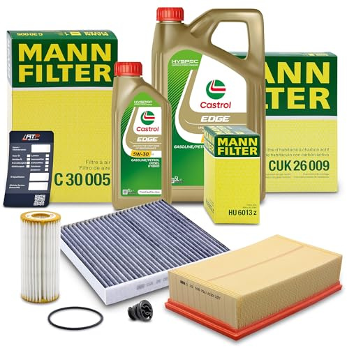 Set bestehend aus Inspektionspaket Set A + 6l 5W-30 Motoröl 41109129 hinter