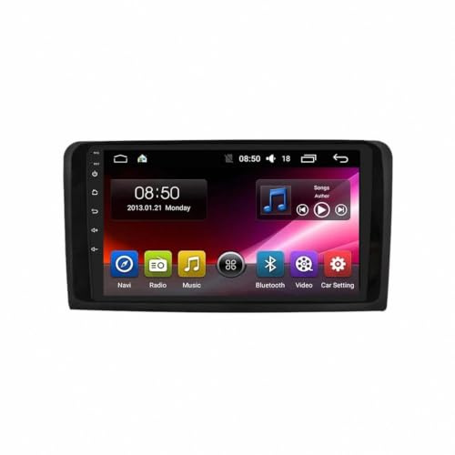 2 Din Android Radio Bluetooth per ML-Class W164 2005-2012 Android 15 9 Inches Bluetooth Schermo Macchina Fm Am Usb Per, 4 Core 2G+32G