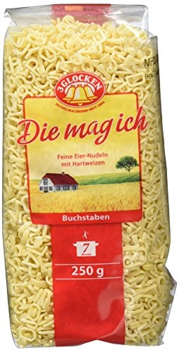 3 Glocken Die Mag Ich Buchstaben Nudeln, 250 g