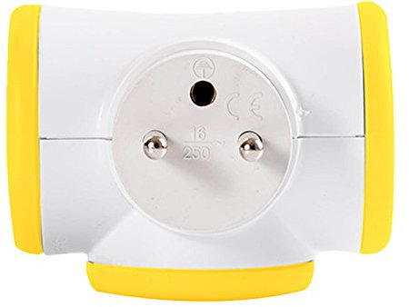 Triplite rotative Jaune 3x16A - Watt&Co