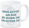 trendaffe Kaffeebecher mit Spruch: Ohne Zettel am Zeh ist jeder Tag ein guter Tag