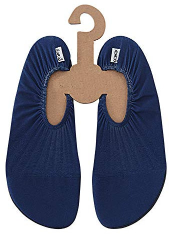 Slipstop Unisex Strandschuhe Aquaschuhe Schwimmschuhe Hausschuhe in Blau für Strand Pool Surf Yoga Übung Fitness, rutschfest in Größe 42-43