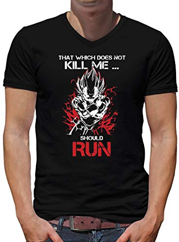 TShirt-People Vegeta Kill me V-Kragen T-Shirt Herren Goku Dragon Master Son Ball
