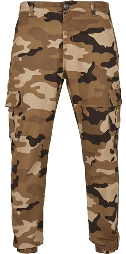 Urban Classics Men's Cargo Jogging Bottoms 2.0 Trouser, Darkground Camo, 28