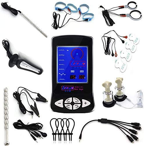 Zyledw Sexspielzeug Elektroschock Sexspielzeug Brustwarzen Sauger Zange Anal Sexspielzeug Stecker Katheter Sound Penis Ring Massagekissen Elektrostimulation Erwachsene Sm Männlich Weiblich Paar