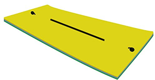 Thrivinger 70.3X 23.6 Pouces Coussin d'eau Flottant, Matelas Piscine en Mousse Natation Tapis Coussin d'eau, Mousse XPE Déchirures, pour Piscine River Lake Beach