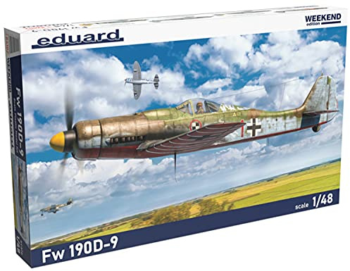 Eduard EDK84102 Kit 1:48 Weekend-Fw 190D-9, unlackiert