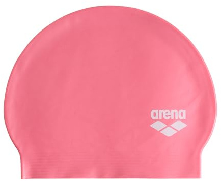 Arena Soft Latex Badekappen für Schwimmer Pearly Pink Einheitsgröße