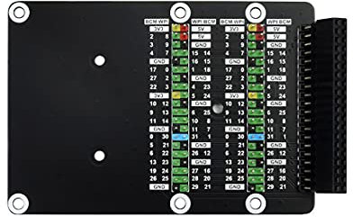 Raspberry Pi 400 GPIO Header Adapter, 2x 40PIN Header, Leaning Version,Angled Header Expansion, Convenient to Use HATS