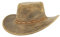 Black Jungle YARAKA Lederhut Cowboyhut Australienhut Hut (Klassik, L)