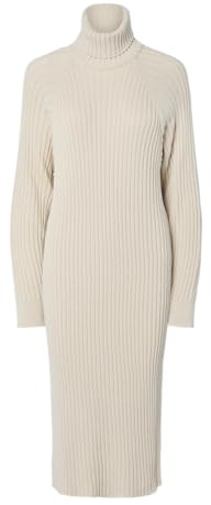 YAS Damen Yasmavi Knit Midi Rollneck Dress S. Noos Strickkleid (1er Pack)