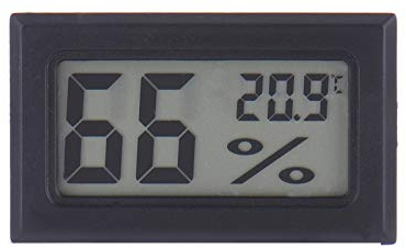 Luckxing Digital Elektronische Temperatur Luftfeuchtigkeitsthermometer LCD-Monitor Temperatur Luftfeuchtigkeitsmesser Für Humidore Gewächshaus, Garten, Keller, Kühlschrank, Schrank