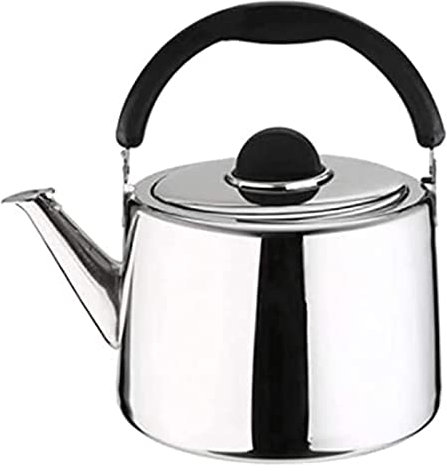 SIGOLY Wasserkocher Herdkessel Gasherd Wasserkocher Ergonomischer lebensmittelechter Edelstahl Pfeife Teekanne für Verschiedene Herde Wasserkocher für drinnen und draußen Marriage