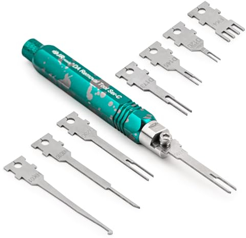 JRready ST5255 Ausdreherwerkzeug, Werkzeug-Set für Molex Mini-Fit Jr. 5557 Stift- und Buchsenanschlüsse